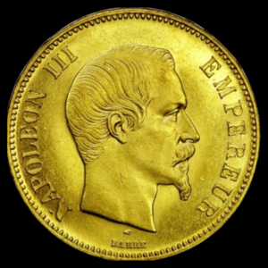Or pieces 20francs napoleon3 2