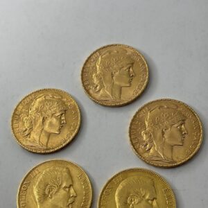Or pieces 20francs suisse